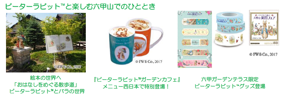 六甲山観光 ピーターラビットtmと楽しむ 六甲山英国フェア ４月２２日 土 ７月３１日 月 に開催 ニュースリリース 阪神電気鉄道株式会社