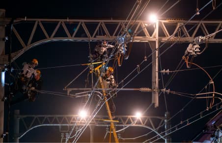 電車線等調整工事