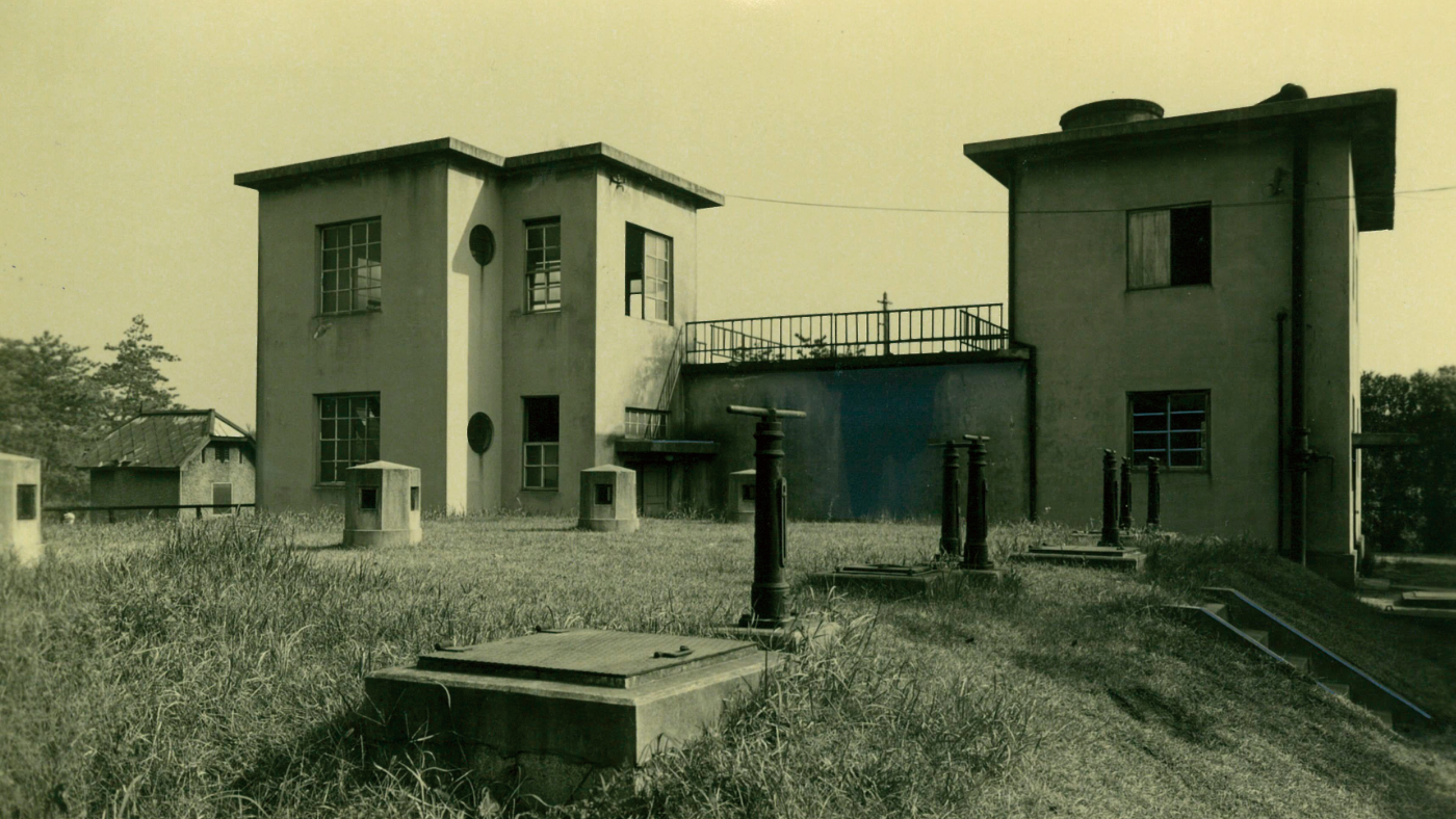 甲子園上水道貯水槽（1954年）