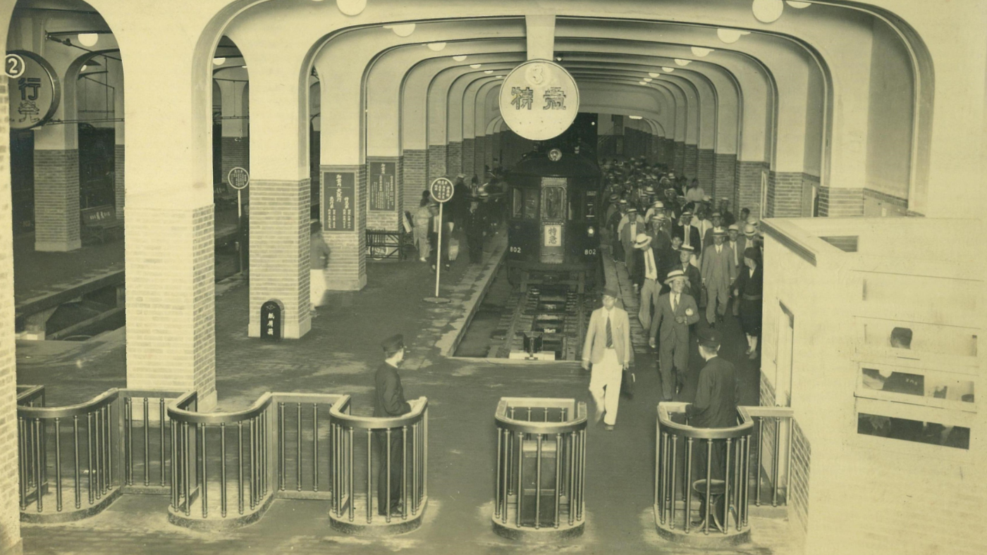 開通当時の三宮駅＜1933年＞